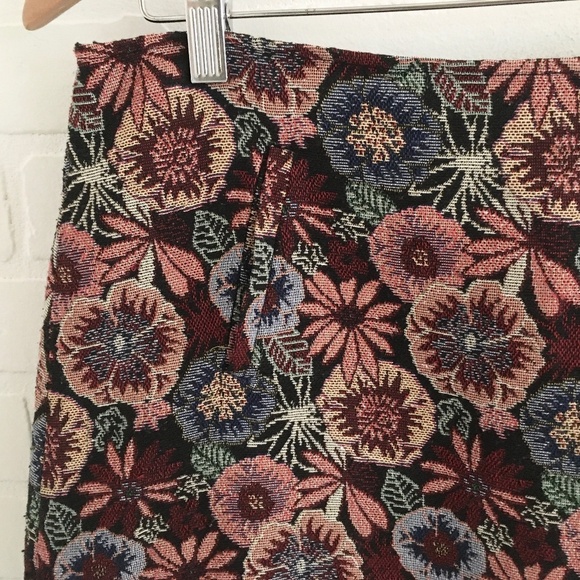 Simons Floral Embroidered Mini Skirt - Multicolor - Picture 5 of 11